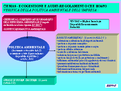 Regolamento EMAS, EMAS 761/2001, politica ambientale, miglioramento continuo